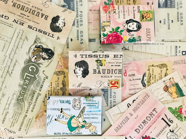 Collage Paper Kit CP002 'A Little French' by Mic Moc (12