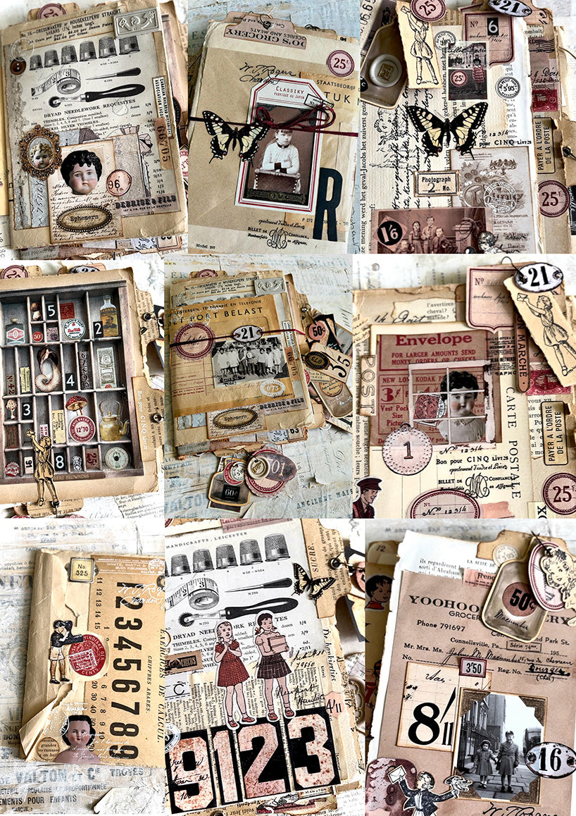 Junk Journal Tour by Jennifer M (using Mic Moc Stationery)