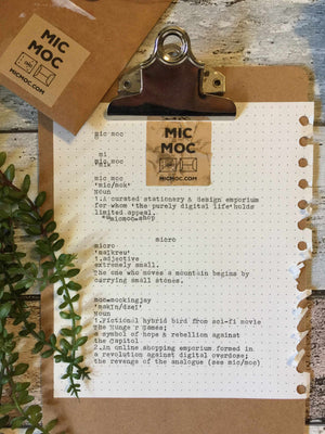 A little more about Mic Moc