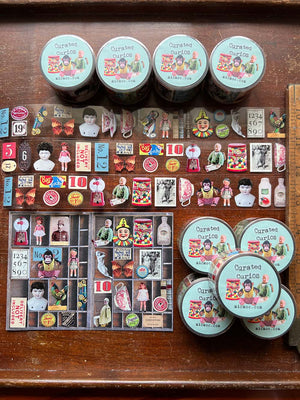 Premium PET (UV) Tape 30MM - 'Curated Curios' from micmoc.com at Mic Moc
