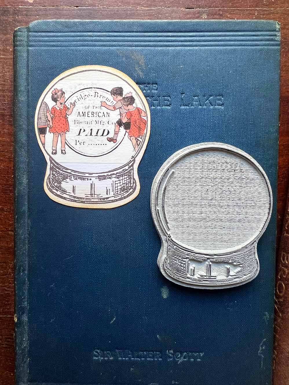 'Dome Snow Globe' Rubber Stamp by Mic Moc  (スノードーム) from micmoc.com