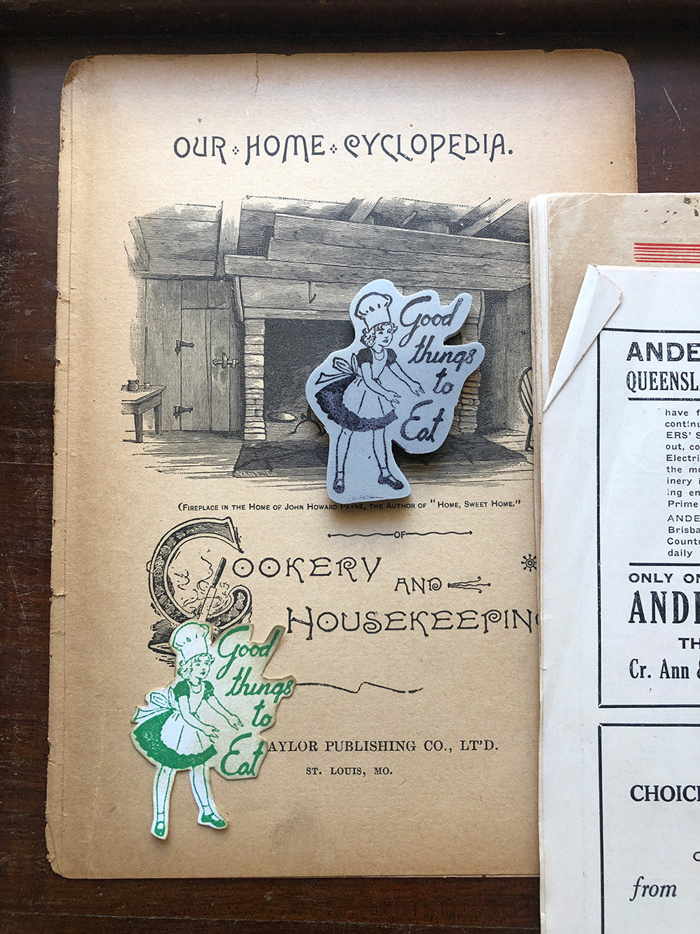 'Good Things To Eat' Rubber Stamp by Mic Moc from micmoc.com