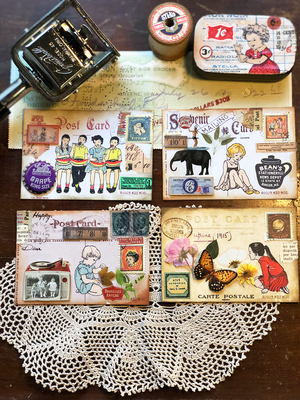 Mini Postcard/Journal Card Set  - 'Moments' (ミニポストカード)