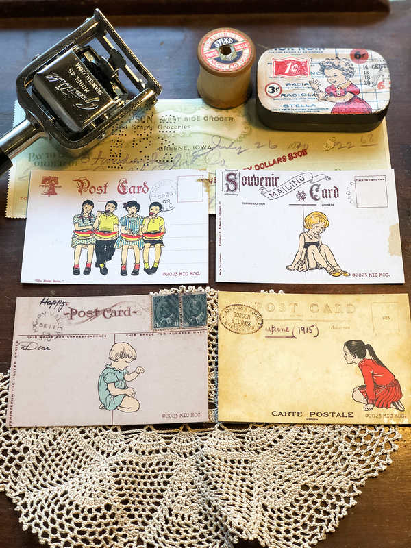 Mini Postcard/Journal Card Set 'Moments' (ミニポストカード) from