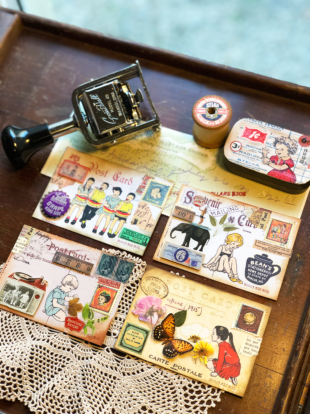 Postales Mini Mini Postcard/Journal Card Set - 'Moments' (ミニポストカード) from micmoc.com ...