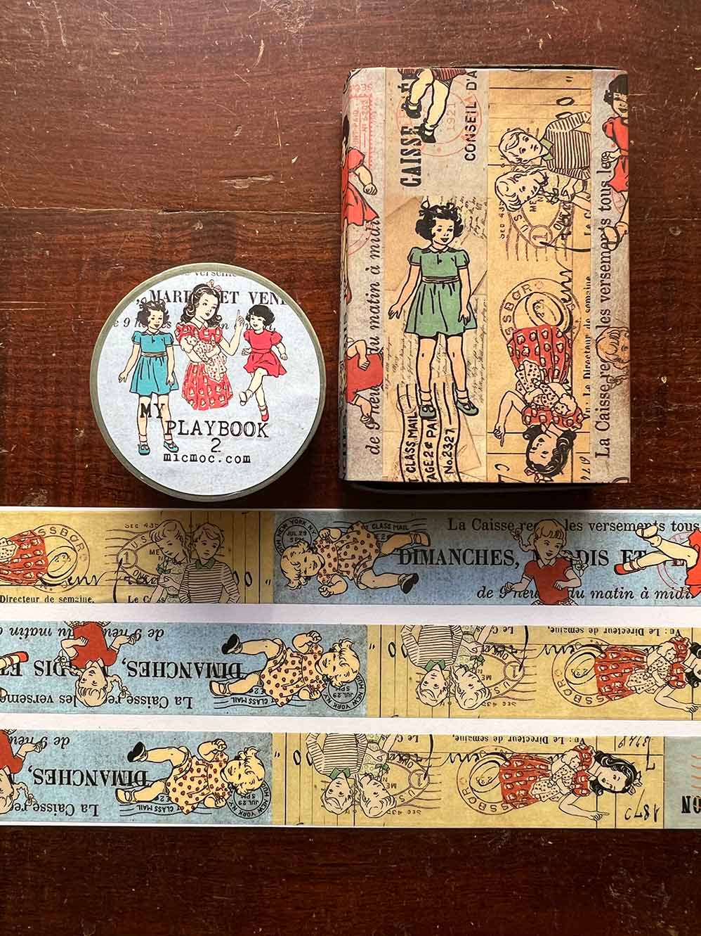 'My Playbook 2' 20MM Washi (Printed) Tape - by Mic Moc