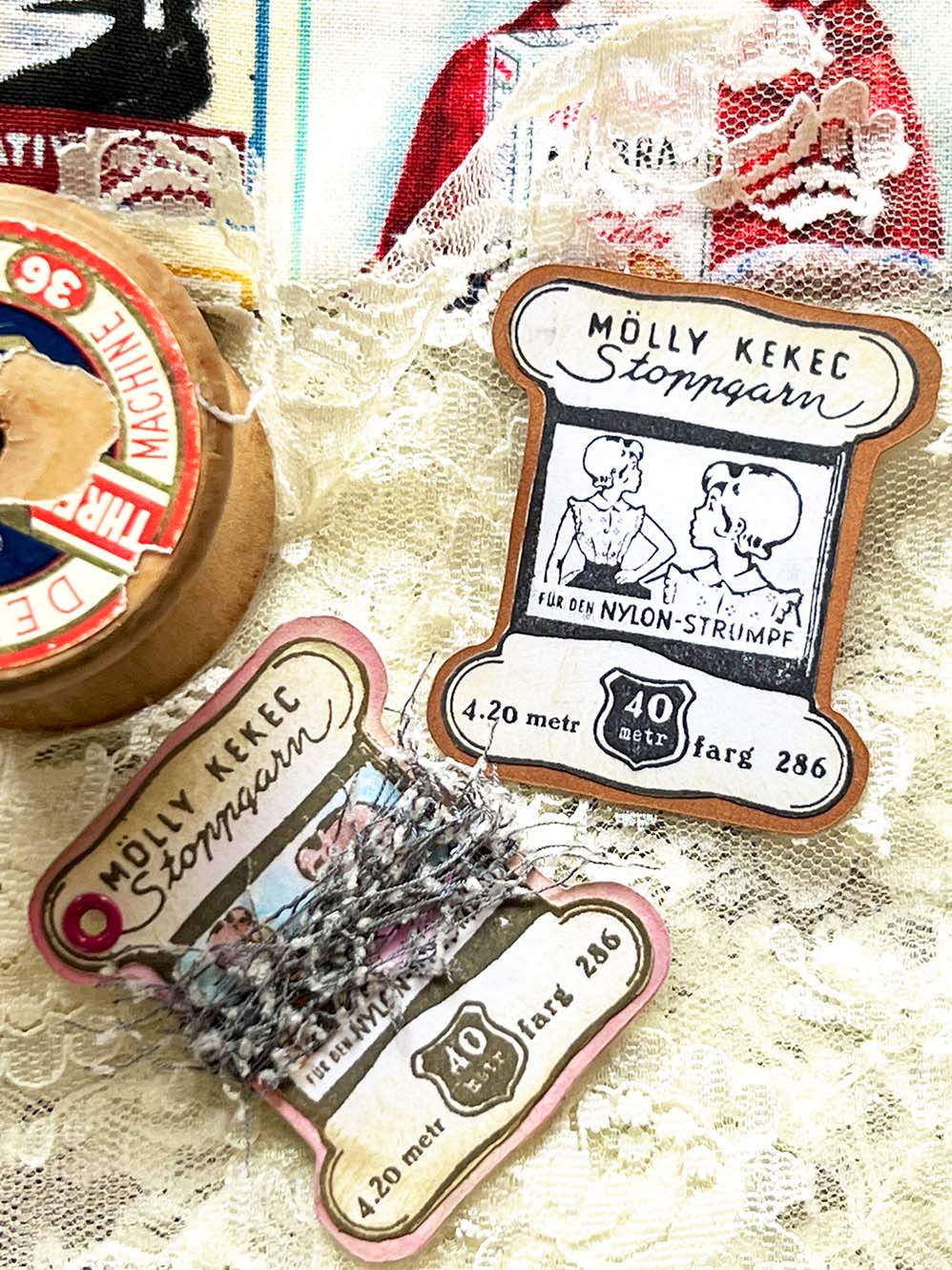 'My Pretty Yarn' Rubber Stamp by Mic Moc from micmoc.com