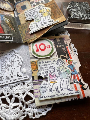 'Old School' Cling Rubber Stamp by Mic Moc from micmoc.com