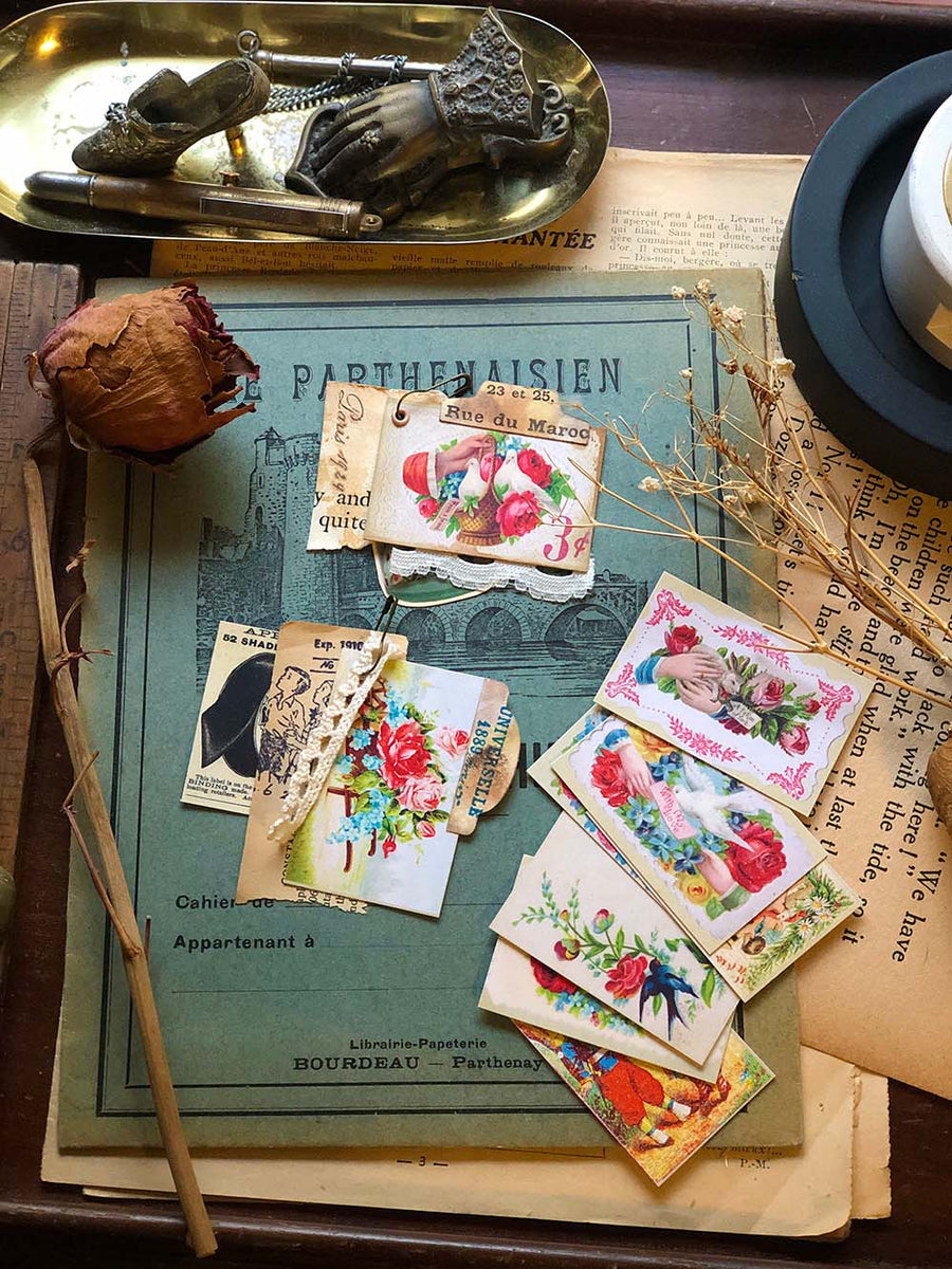 'Victorian Calling Cards' 10 Pk (Petit Ephemere)ビクトリア朝時代カード from micmoc.com at Mic Moc 