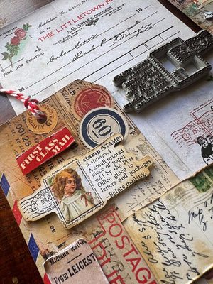 'Postage Stamp' Rubber Stamp by Mic Moc (切手) from micmoc.com 