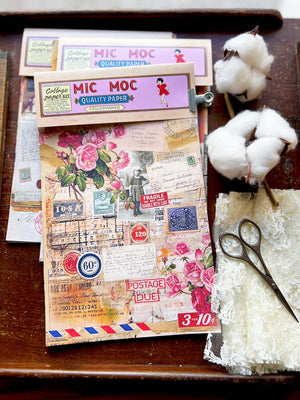 Collage Paper Kit: ‘Postal Odyssey' (Bonus Pack Kit)