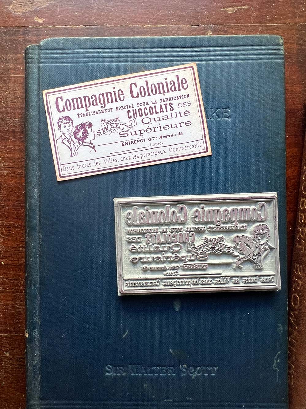 'Superior Vintage Chocolate Label' Rubber Stamp by Mic Moc (高品質のチョコレート)