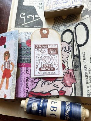 'Vintage Silk Threads' Rubber Stamp by Mic Moc (絹糸)'Vintage Silk Threads' Rubber Stamp by Mic Moc (絹糸包装) by Mic Moc from micmoc.com