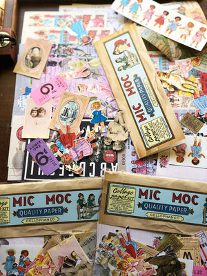 Collage Paper Kit Bonus Pack 'Vintage Society' (コラージュ紙特別版)