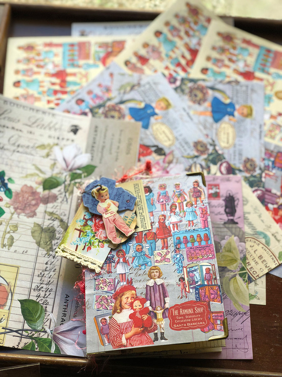 Collage Paper Kit Bonus Pack 'Vintage Society' (コラージュ紙特別版)