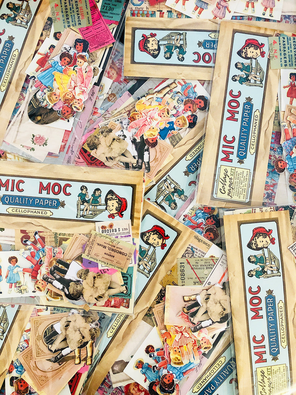 Collage Paper Kit Bonus Pack 'Vintage Society' (コラージュ紙特別版)