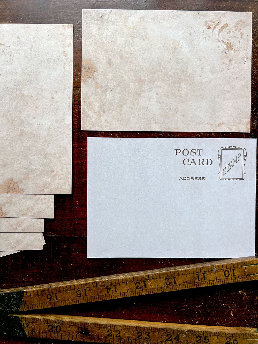 Vintage Postcards (Blank; Pack of 5) in A6 Size