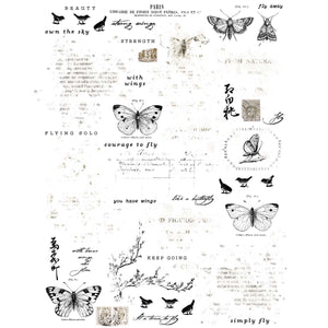The Essential Rub-Ons 6"X8" - Butterflies 01 (2 Pk) 49 & Market - from micmoc.com at Mic Moc