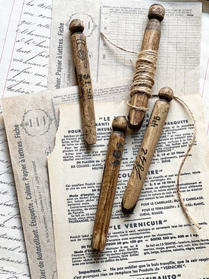 Dolly Pins (vintage clothes pegs replicas) 4 Pk/4個