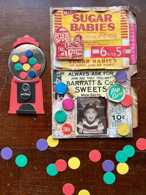 'Gum Ball Machine' Cling Rubber Stamp by Mic Moc