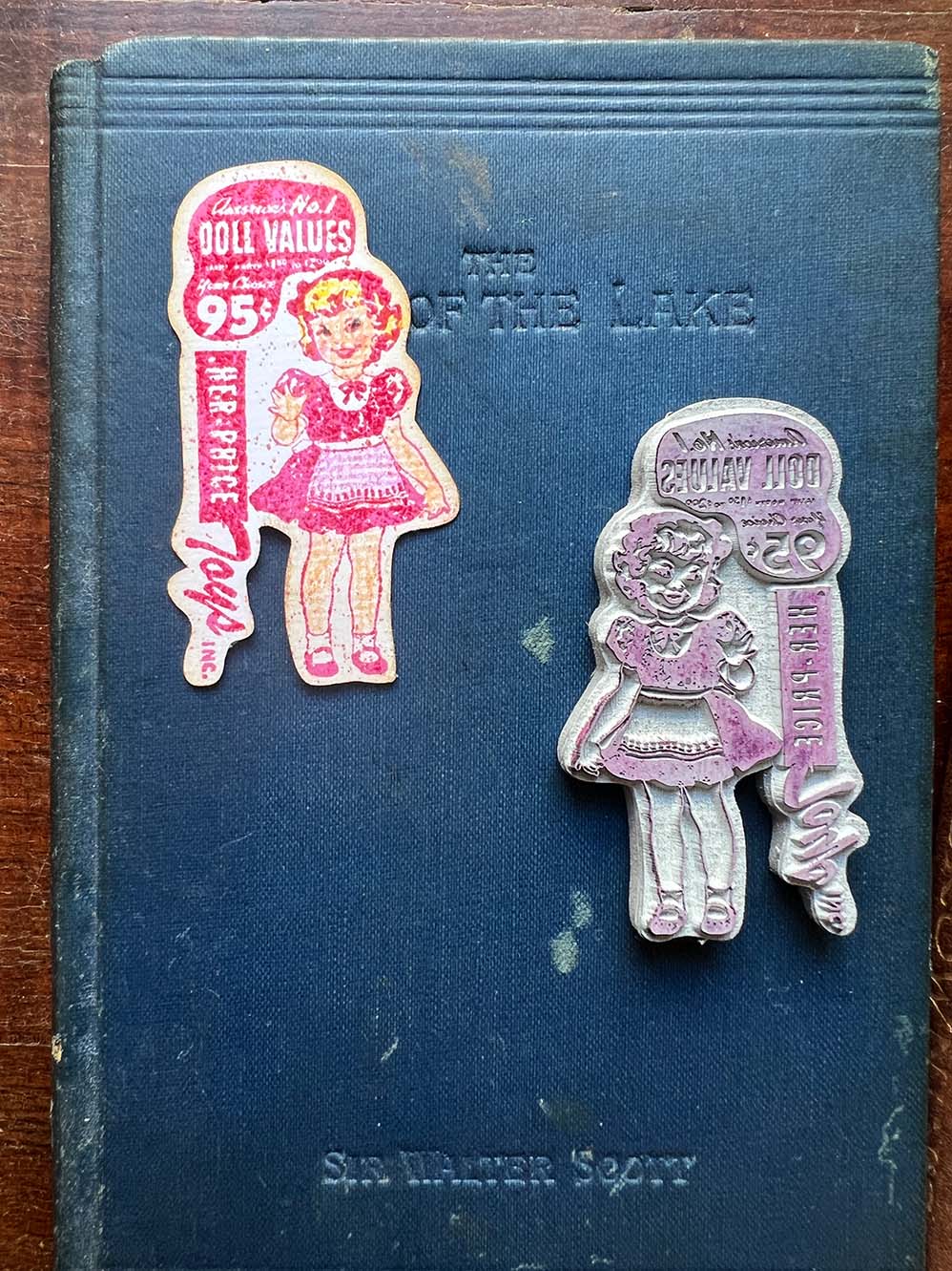 'Her Price Dolls' Rubber Stamp (人形の広告) by Mic Moc from micmoc.com 
