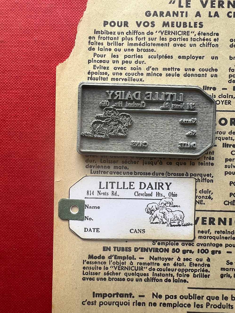 'Little Dairy' Rubber Stamp by Mic Moc from micmoc.com