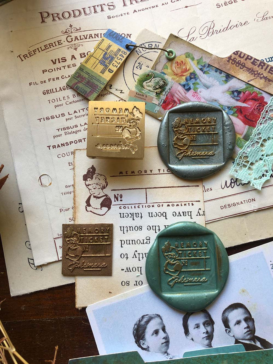 Wax Seal - 'Memory Ticket' Ephemera (記憶封印) from micmoc.com at Mic Moc