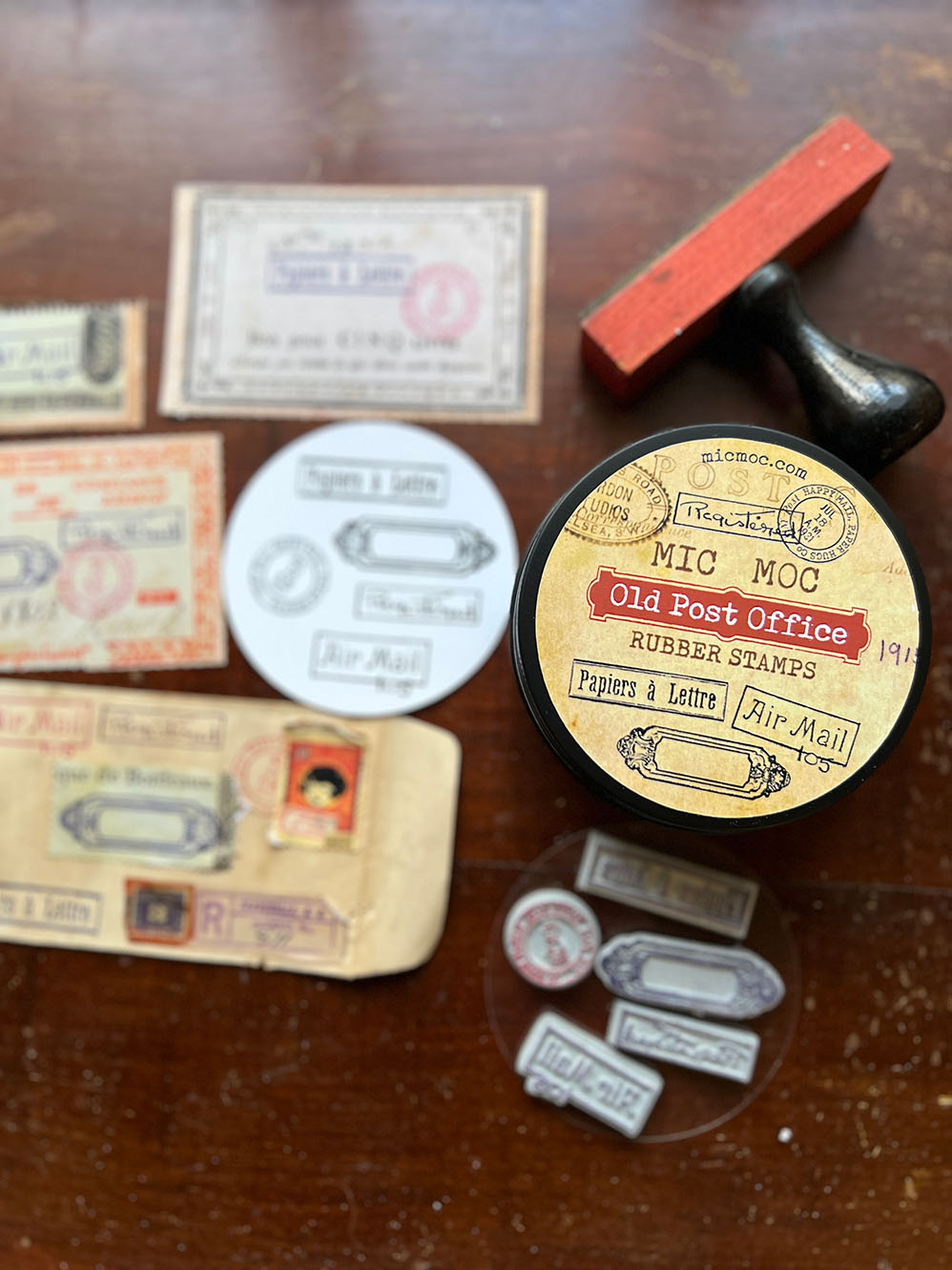 Black Tin Collection Rubber Stamps: 'Old Post Office' by Mic Moc (5個) from micmoc.com