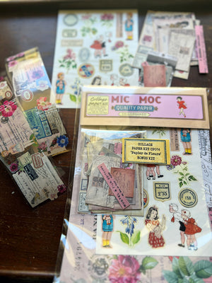 Collage Paper Kit CP0014-B 'Papier de Fleurs' (Bonus Kit)