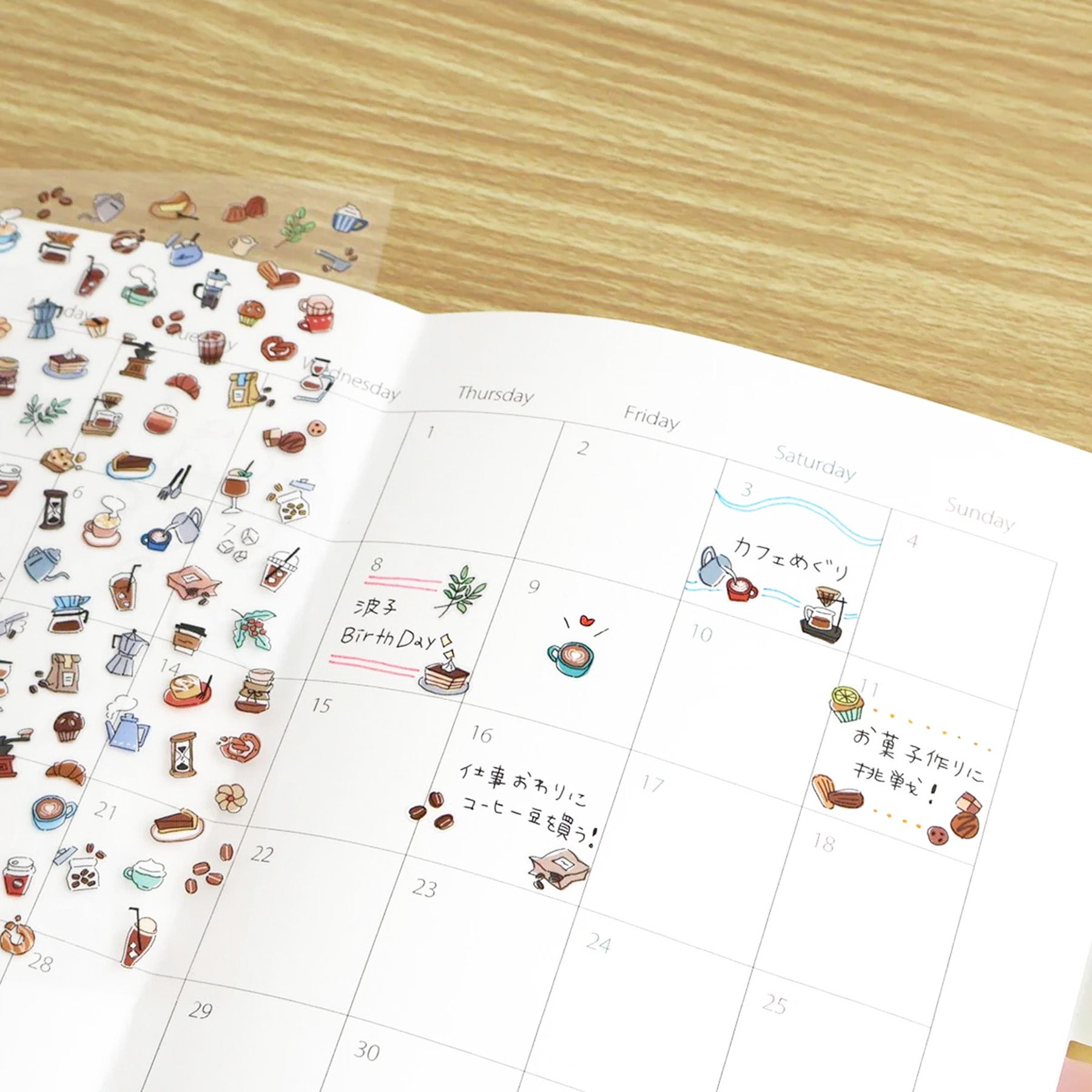 Mini Planner & Journal Stickers: Household Items (Poko Time)