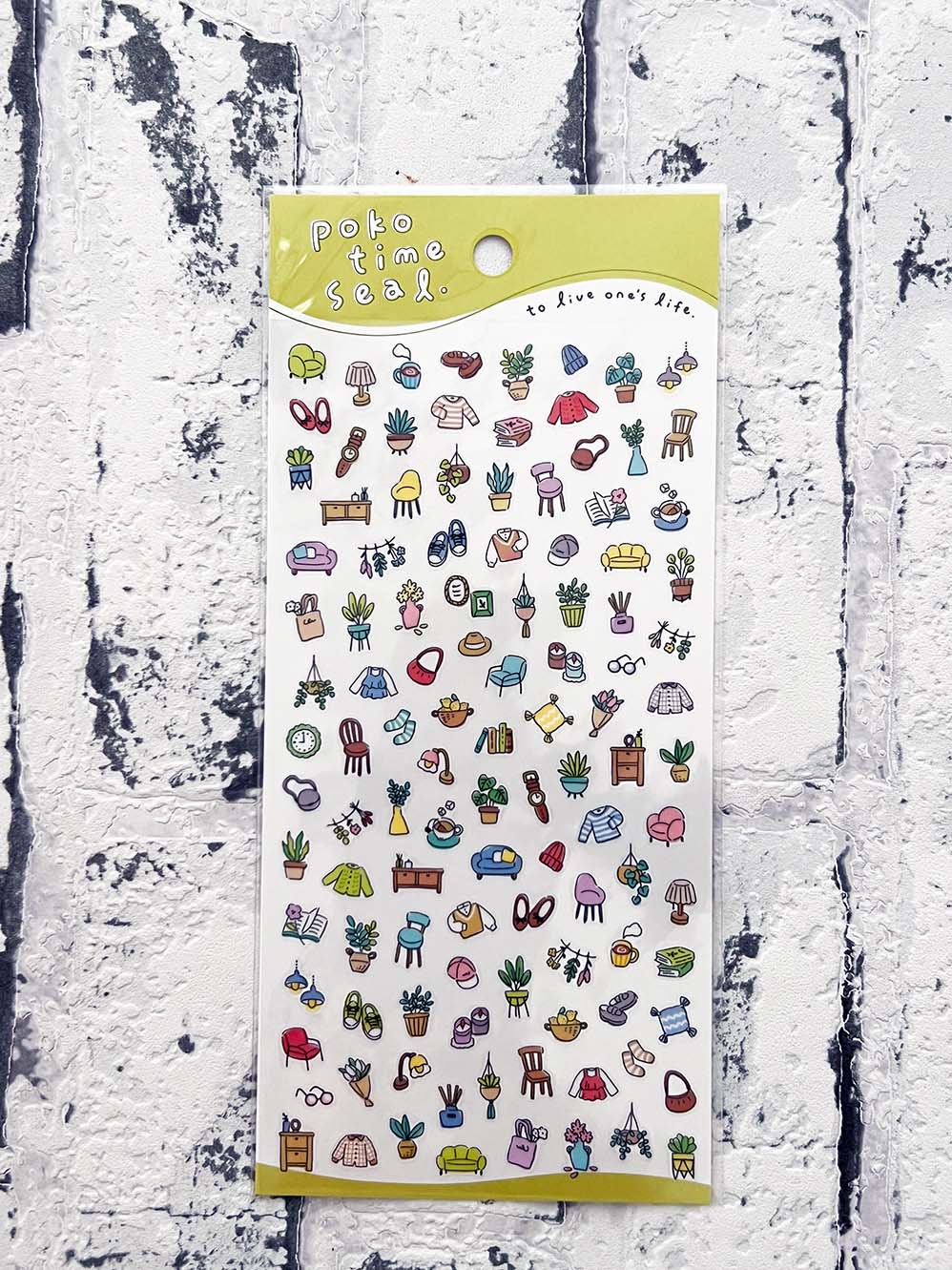 Mini Planner & Journal Stickers: Household Items (Poko Time) from micmoc.com
