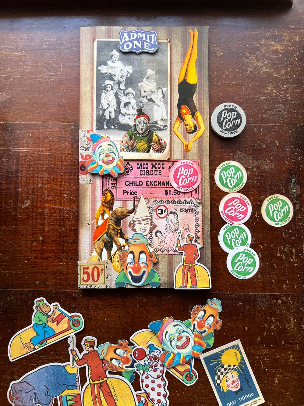 Pop Corn Rubber Stamp by Mic Moc (ポップコーン) from micmoc.com