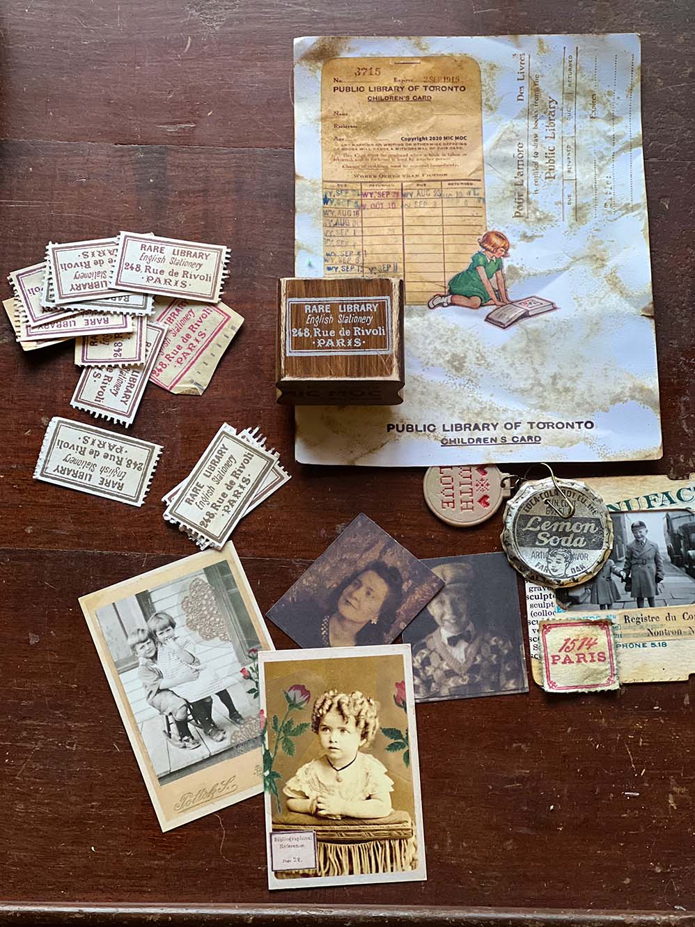 Antiquated Notions No. 024: Rubber Stamps & Ephemera from  - Mic  Moc