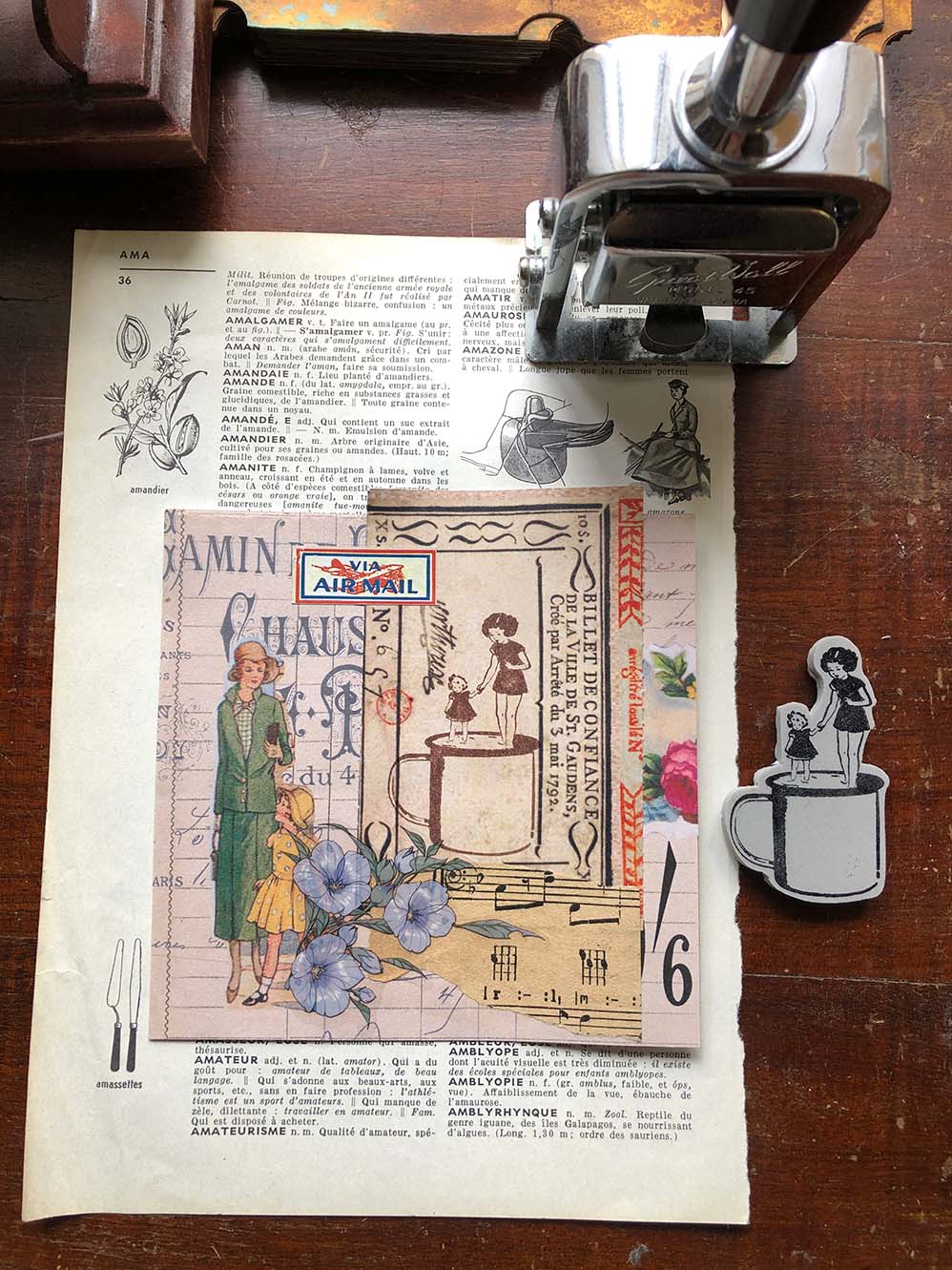 'Self-care' Rubber Stamp by Mic Moc from micmoc.com