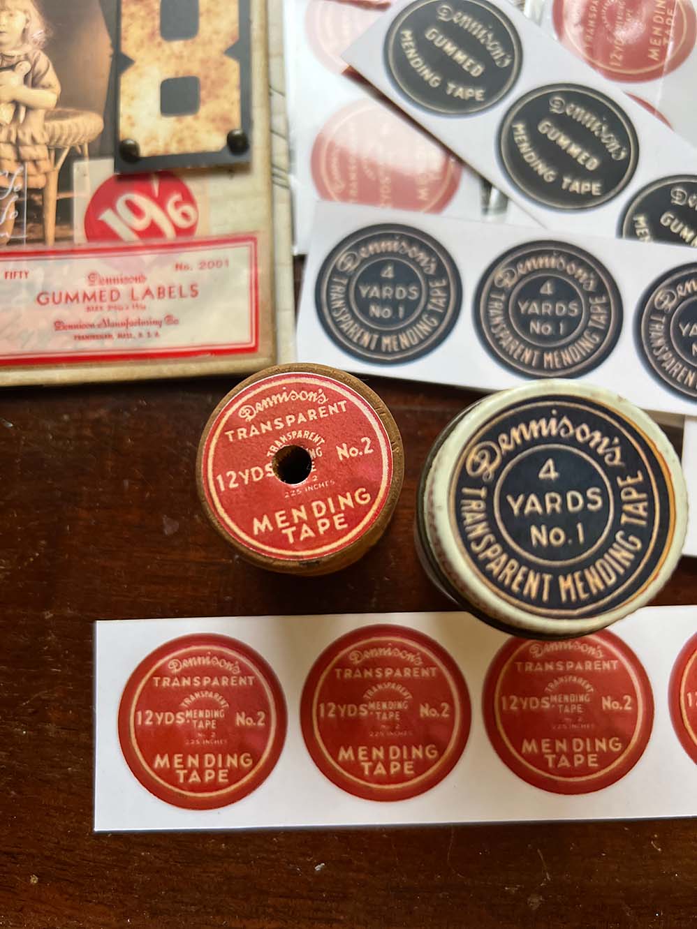 'Vintage Dennisons Stickers' (Petit Ephemere)Replicas
