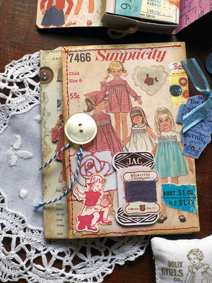 Collage Paper Kit Bonus Pack 'Vintage Dressmaker' (コラージュ紙特別版)at micmoc.com 