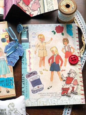 Collage Paper Kit Bonus Pack 'Vintage Dressmaker' (コラージュ紙特別版)at micmoc.com 