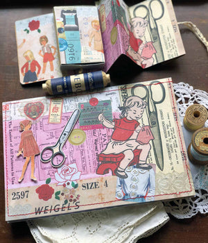 Collage Paper Kit Bonus Pack 'Vintage Dressmaker' (コラージュ紙特別版)at micmoc.com 