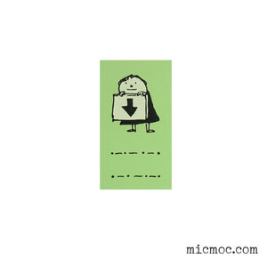 Kodomo No Kao - Fusen Stamp 'Arrow Signage' 017 from micmoc.com at Mic Moc