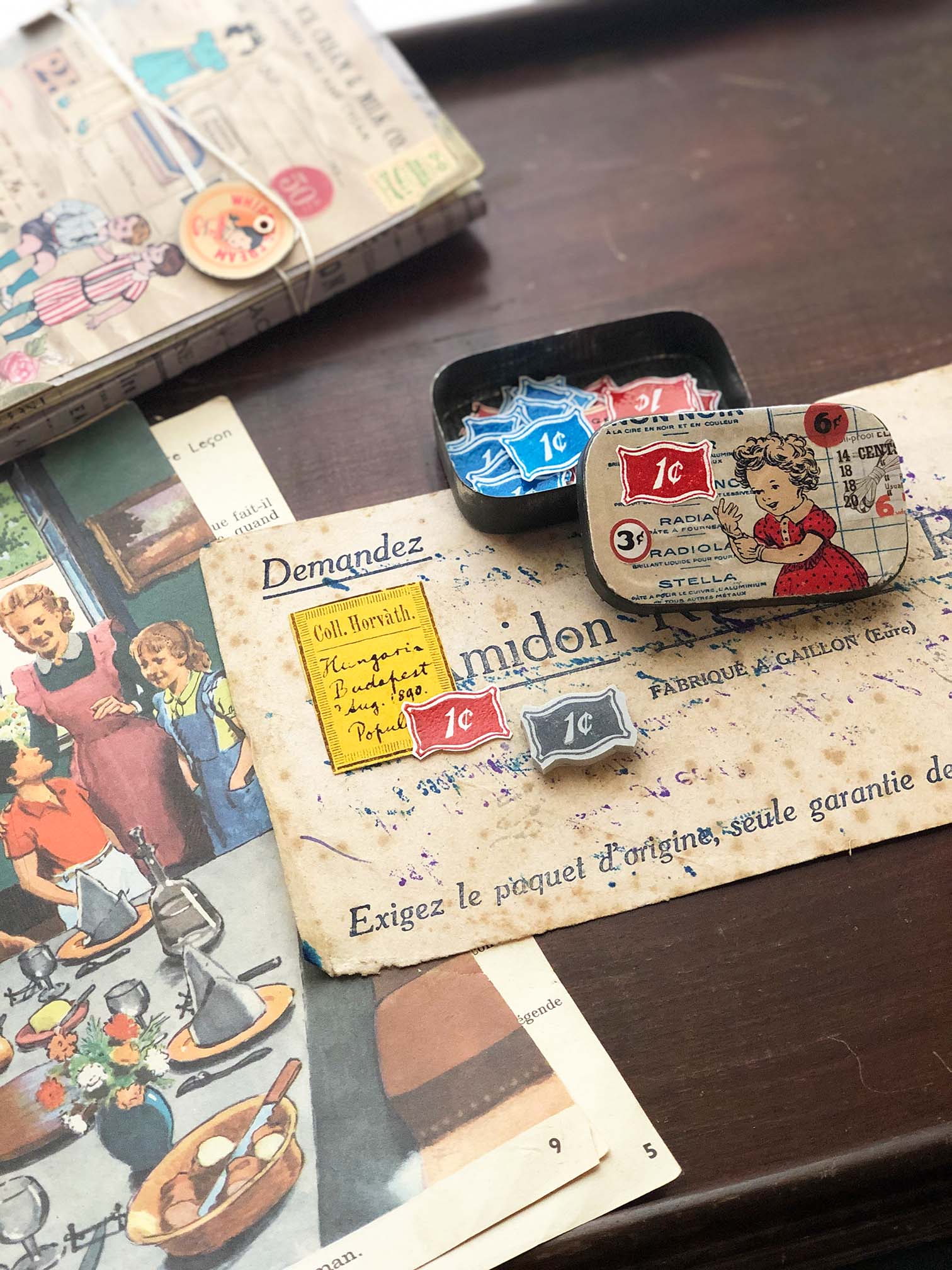 One Cent Price Ticket (mini) Rubber Stamp - (1セントチケット)by Mic Moc at micmoc.com at Mic Moc