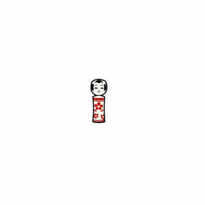 Mini Stamp - Kokeshi Doll by Kodomo No Kao from micmoc.com at Mic Mic Curated Emporium