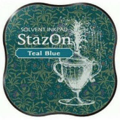 Staz On Midi Ink Pad - Teal Blue from micmoc.com