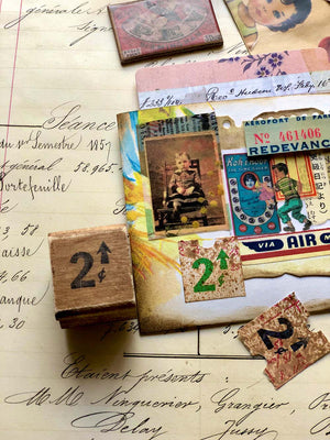 '2 Cents' Wood Rubber Stamp by Mic Moc (2セントの価格)from micmoc.com