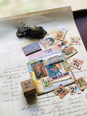 '2 Cents' Wood Rubber Stamp by Mic Moc (2セントの価格)from micmoc.com