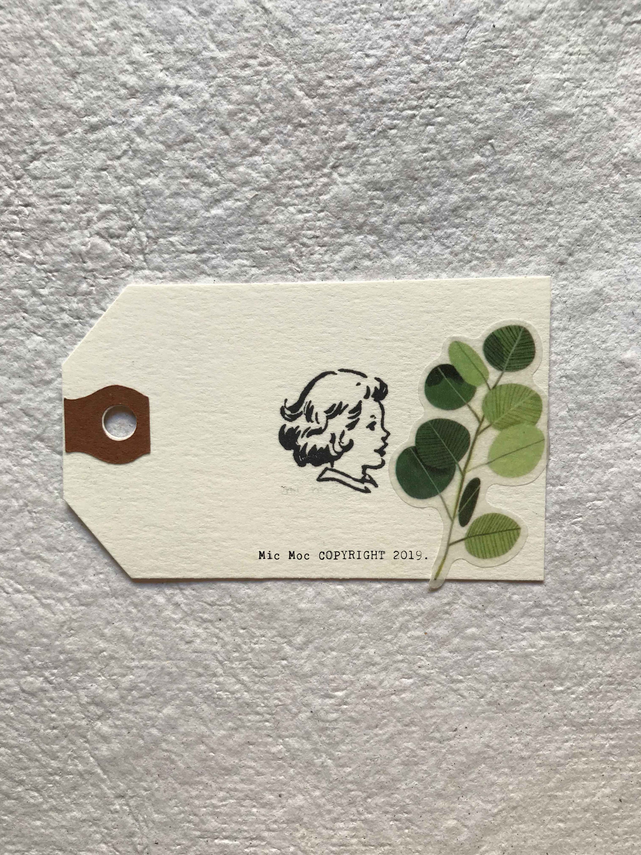 'Vintage Girl Portrait’ Rubber Stamp by Mic Moc - My Storybook from micmoc.com at Mic Moc