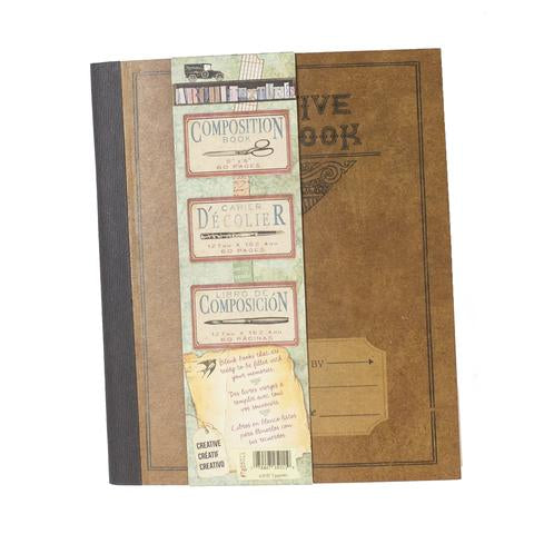 Vintage Composition Book (7 Gypsies) - Creative Art Journal by micmoc.com at Mic Moc