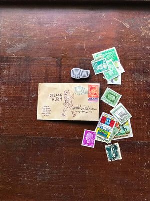 ‘95 cent postmark’  Rubber Stamp by Mic Moc ('消印')