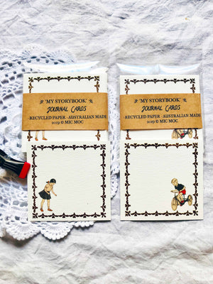 Brown Tulip Label Vintage Journal Card Set  - BTJC 003 'My Storybook'  from Mic Moc at micmoc.com