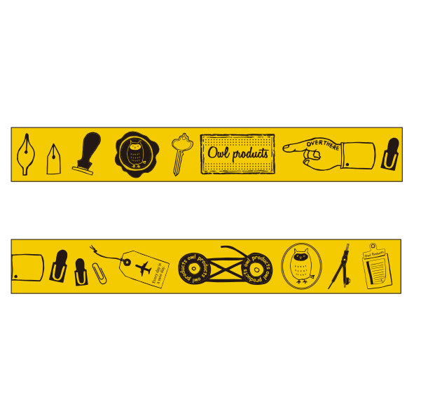 Owl Products Washi Tape - Stationery from micmoc.com at Mic Moc Curated Emporium