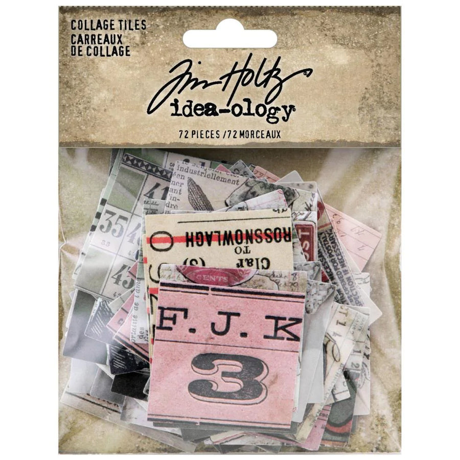 Tim Holtz® New Idea-ology Collage Tiles TH94217 from micmoc.com at Mic Moc